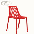 Wholesale good quality hollow reading chair plastic yellow leisure PP furniture
